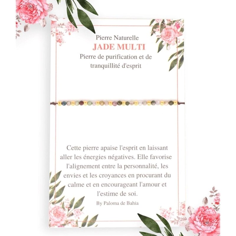 Bracelet jade multi