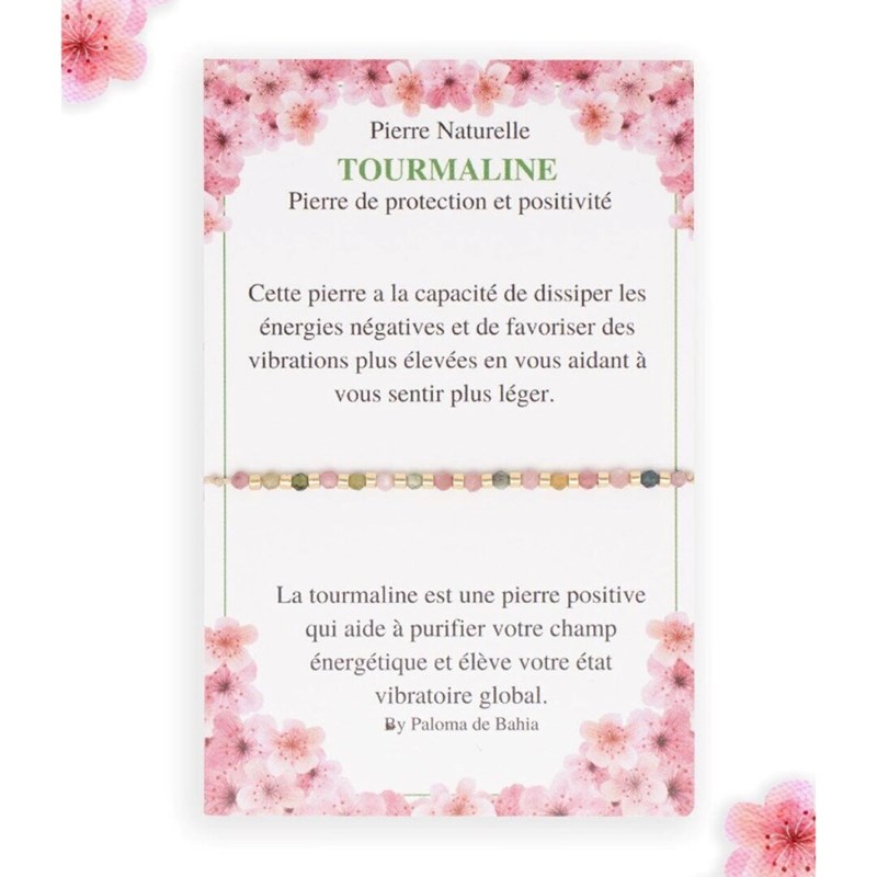 Bracelet tourmaline