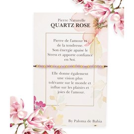 Bracelet quartz rose