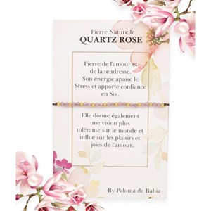 Bracelet quartz rose
