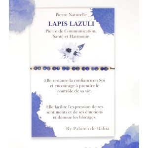 Bracelet lapis-lazuli