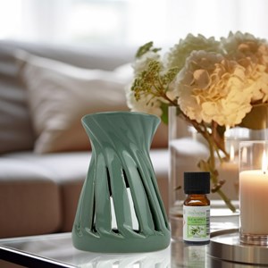 Brûle parfum série céramy - corta vert