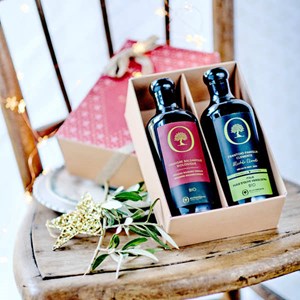 Coffret huiles d'olive bio oliviers & co