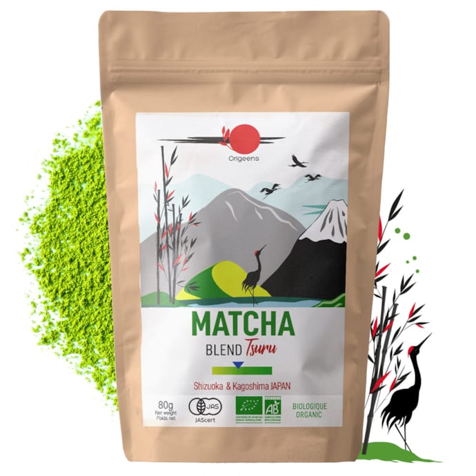 Boîte à Thé Japonaise Matcha Chazutsu En Métal - Bleue, Hermétique | Conservation Aromes 110g