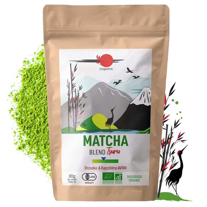 Blend matcha bio du japon - tsuru - 80g