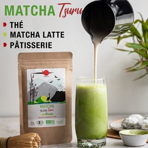 Blend matcha bio du japon - tsuru - 80g