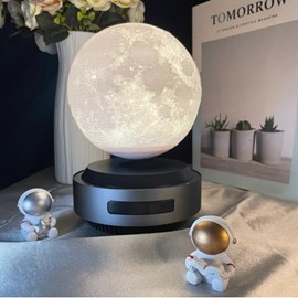Lune 3d en auto-lévitation moonflight