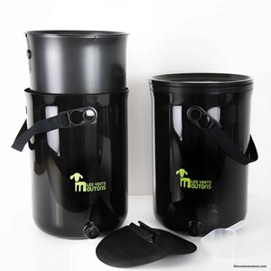 2 bokashi composteur 9,6l