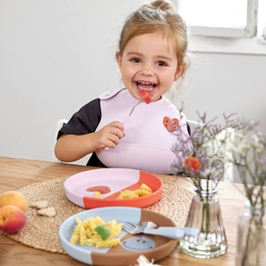 Assiette en silicone - happy rascal