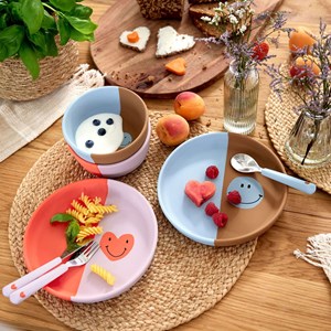 Assiette en silicone - happy rascal