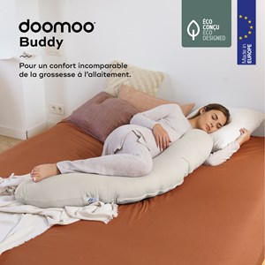 Coussin d'allaitement doomoo tetra sand Beige