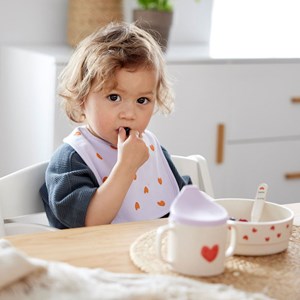 Lot de 5 bavoirs en éponge imperméa