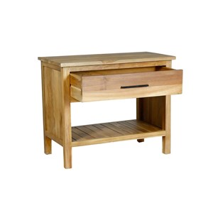 Meuble de salle de bain en bois de teck