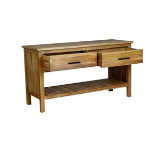 Meuble de salle de bain bois de teck 135