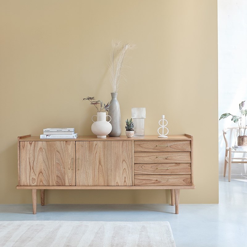 Berah Getah - Buffet en mindi massif 175 cm