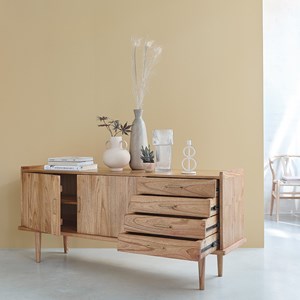 Commode en mindi massif 175 cm