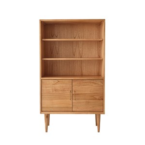 Bibliothèque en mindi massif