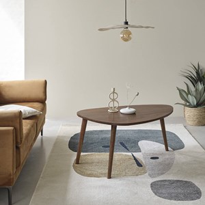 Table basse mindi massif finition noyer