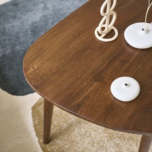 Table basse mindi massif finition noyer