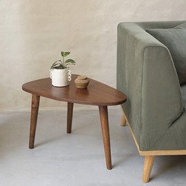 Table basse mindi massif finition noyer