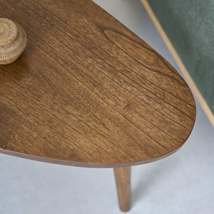 Table basse mindi massif finition noyer