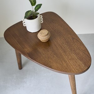 Table basse mindi massif finition noyer