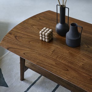 Table basse mindi massif finition noyer
