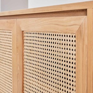 Meuble de salle de bain teck massif