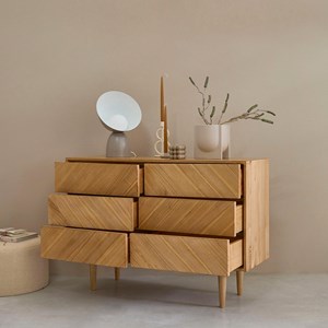 Commode en mindi massif 120 cm