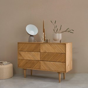 Commode en mindi massif 120 cm