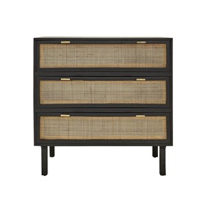 Commode manguier et cannage L90xl90xP45