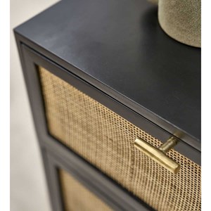 Commode manguier et cannage L90xl90xP45