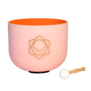Bol chantant en cristal chakra sacré