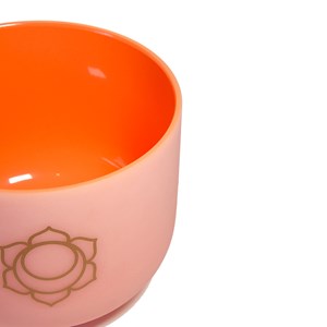 Bol chantant en cristal chakra sacré