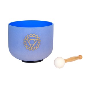 Bol chantant en cristal chakra gorge