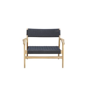 Fauteuil de jardin en teck et cordage