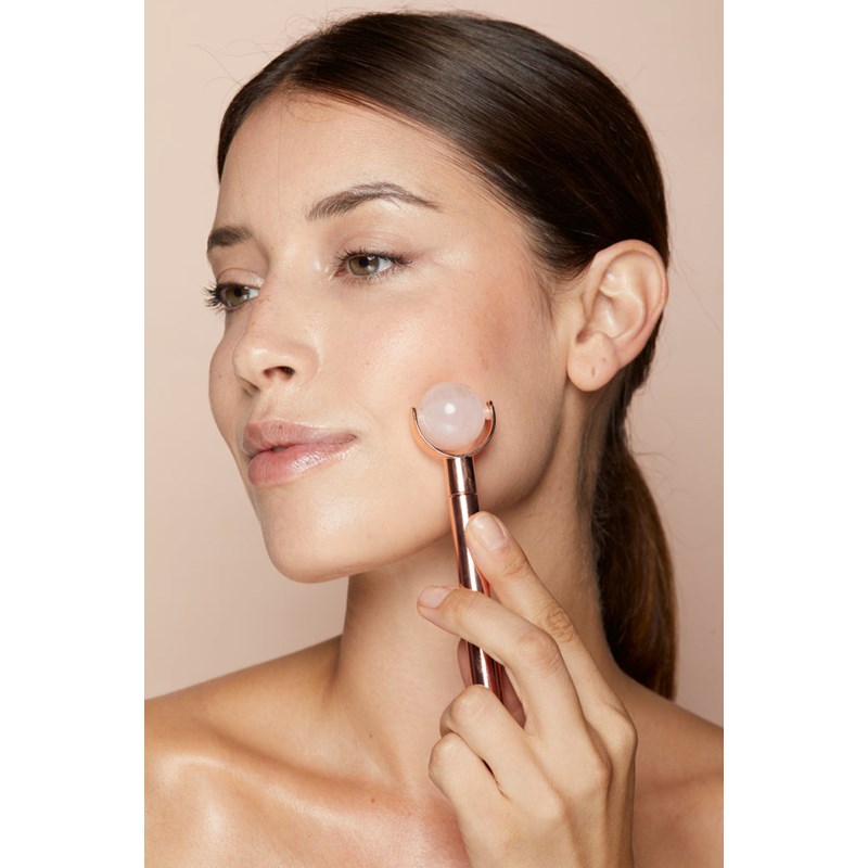 Roller de jade quartz rose