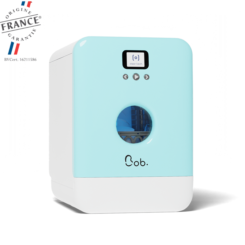 Daan Tech - Bob mini lave-vaisselle-bleu glacier