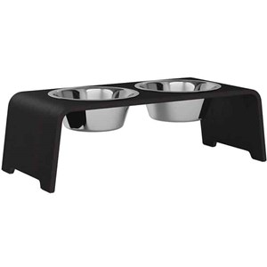 Gamelle pour chien noir taille m