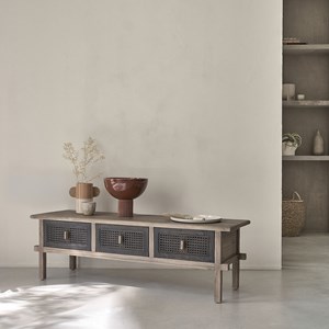 Meuble tv en pin massif recyclé