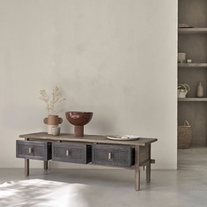 Meuble tv en pin massif recyclé