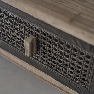 Meuble tv en pin massif recyclé