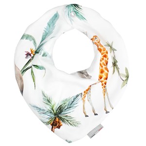 Bavoir bandana coton safari