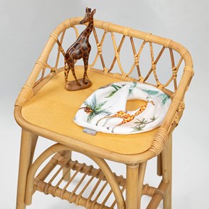 Bavoir bandana coton safari