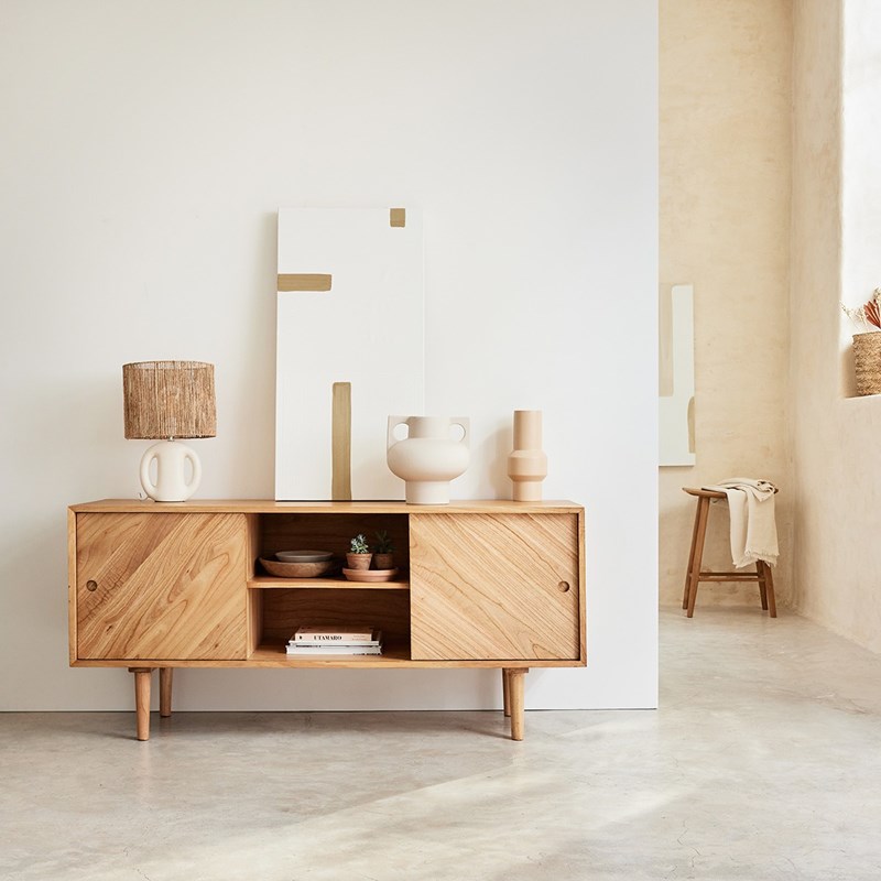 Berah Getah - Buffet en mindi massif 160 cm