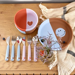 Lot de 3 couverts happy rascals, c?