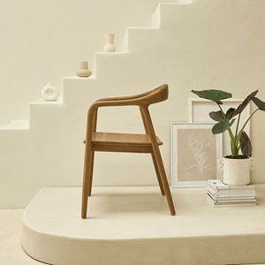 Chaise en teck massif