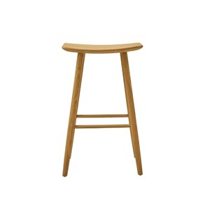 Tabouret en teck massif