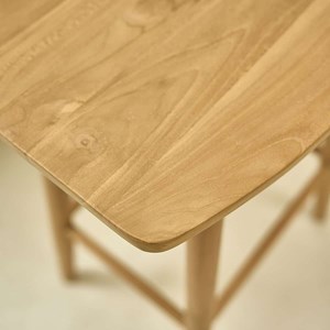 Tabouret en teck massif