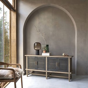 Buffet en pin massif recyclé